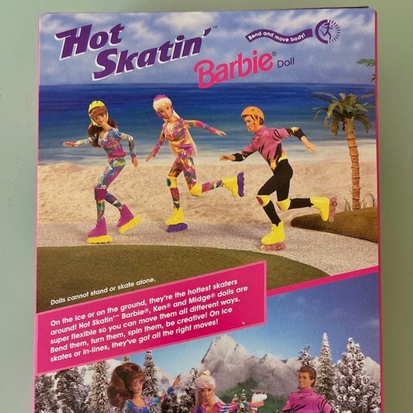 Hot Skatin' Barbie 1994 13511 Mattel - Picture 4 of 6